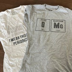 2 pack science tees